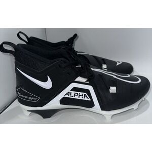 Nike Mens 12 WIDE Alpha Menace Pro 3 PE Mid Football Cleats Black DH3292-001 NEW